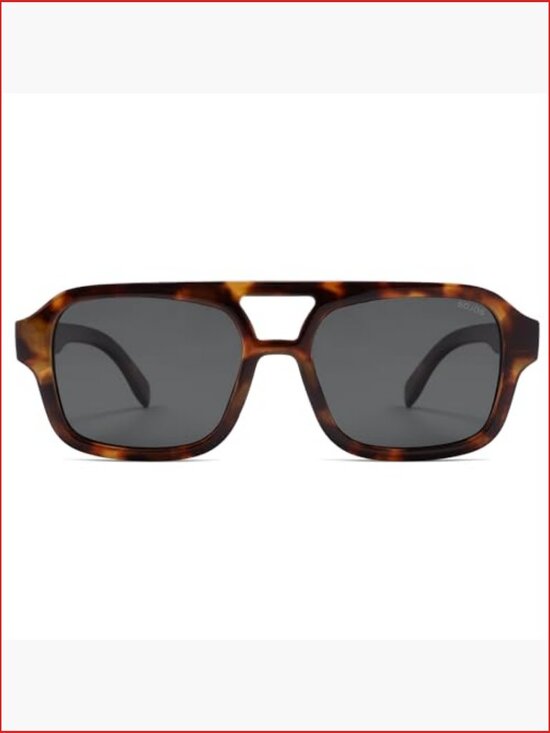 Retro Aviator Sunglasses Polarized Square Designer Inspired Shades main image 5